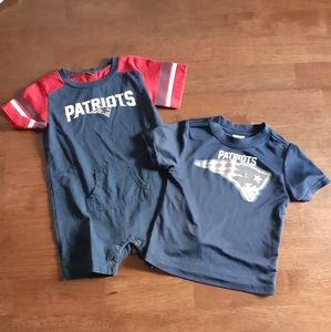 NFL New England Patriots Shortall & Tee Shirt